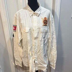 Polo by Ralph Lauren White Casual Button Down Shirt